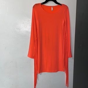 Sexy Fringe Mini Dress